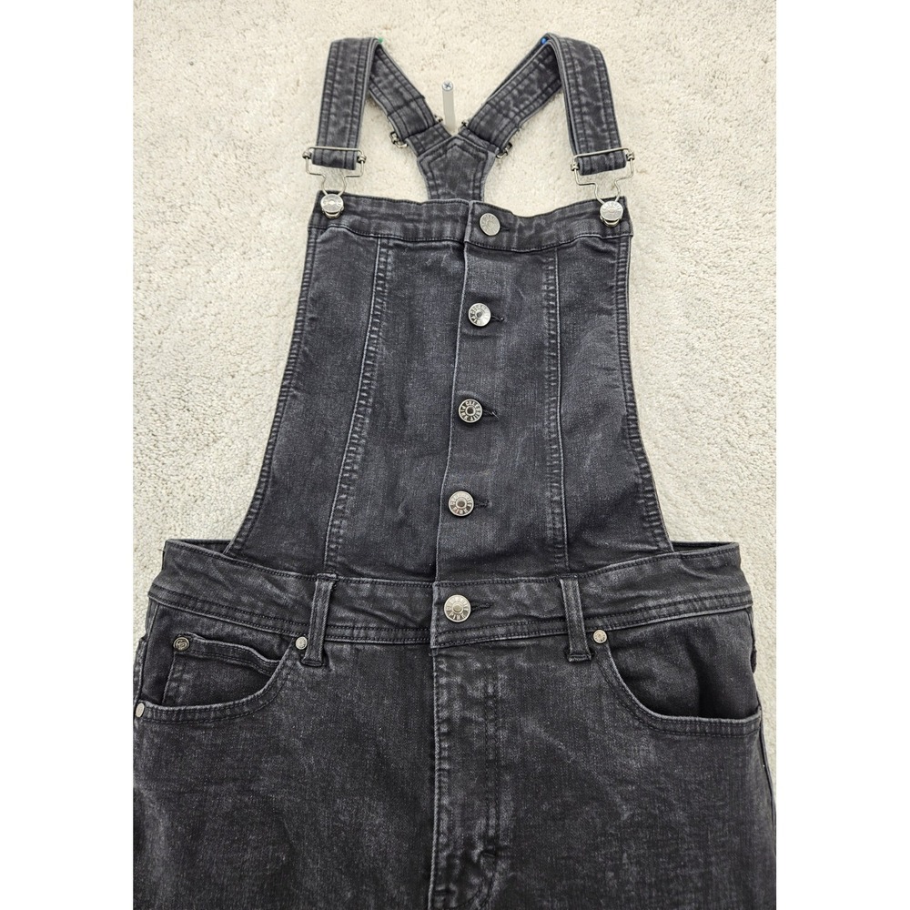 Celebrity Pink Women's Blue Jean Overalls Size L Denim, Dark skinny - Picture 2 of 10